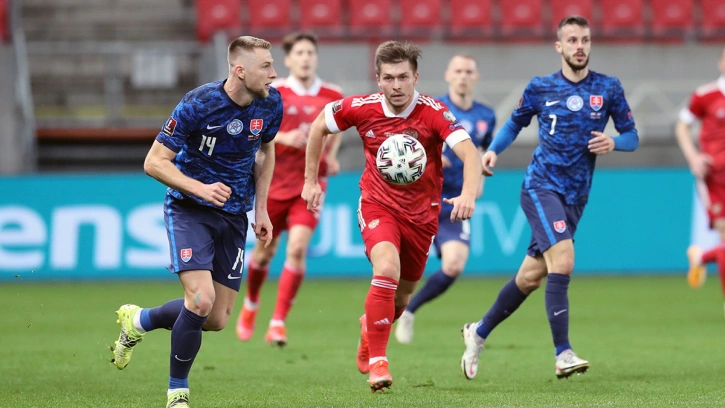 Россия сыграет против Словакии в отборе на ЧМ-2022 в Казани
