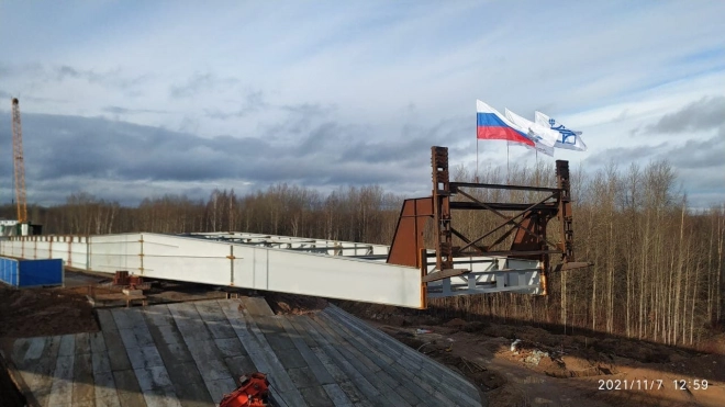 Фото: как идет строительство нового моста через Волхов в Киришах