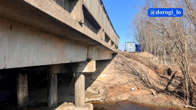 Капитальный ремонт моста через Сосенку стартовал в Ленобласти