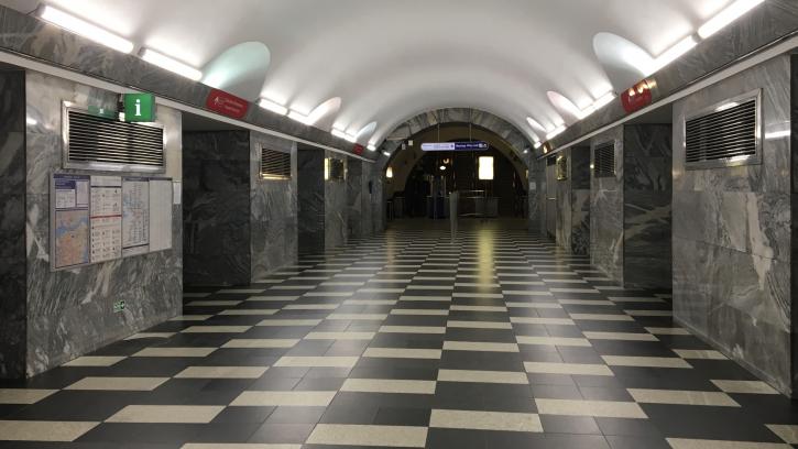На станции "Чернышевская" заменят эскалаторы и отремонтируют вестибюль