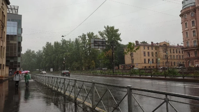 МЧС прогнозирует ухудшение погодных условий в Петербурге