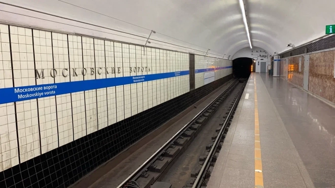 Станция метро "Московские ворота" поменяет режим работы почти на 2 месяца 