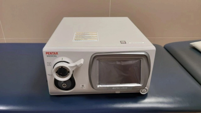 В поликлинику Красногвардейского района поступил медицинский эндоскопический видеопроцессор 
