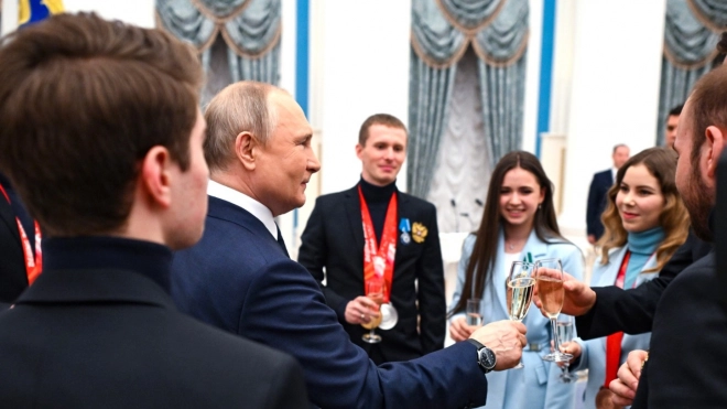 Путин ждет новых побед российских олимпийцев