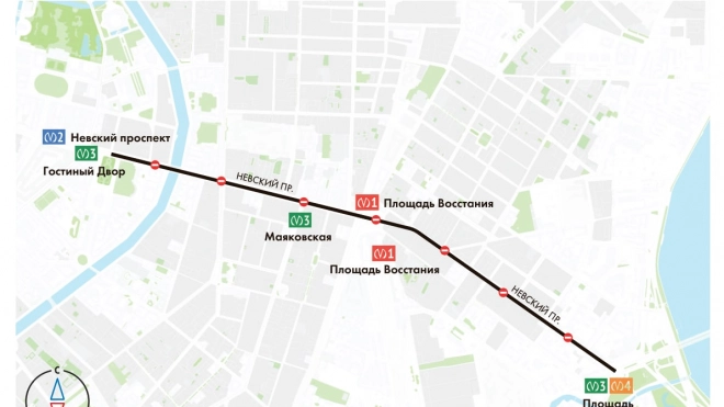 Петербуржцам напомнили о перекрытии Невского проспекта 12 сентября