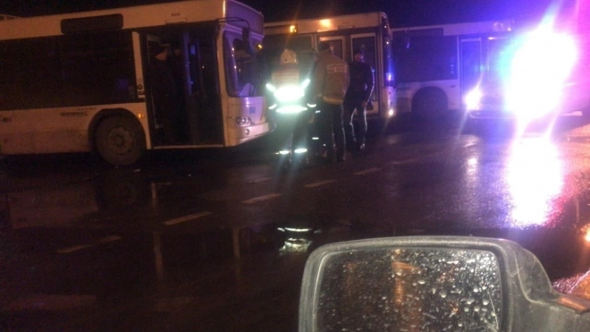 В Колпино водитель автобуса сбил человека