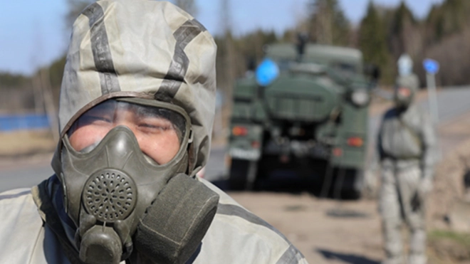 На учениях в Ленобласти военные ЗВО очистили более 300 кубометров воды