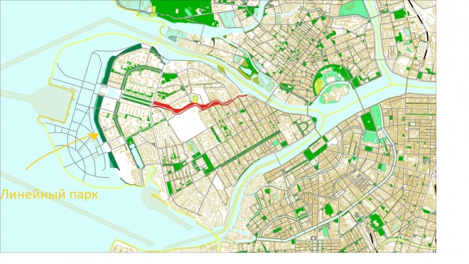 К 2024 году на Васильевском острове возведут Линейный парк