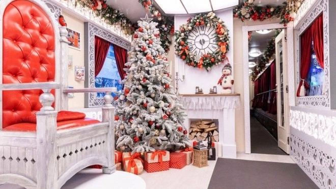 Поезд Деда Мороза прибудет в Выборг 5 января