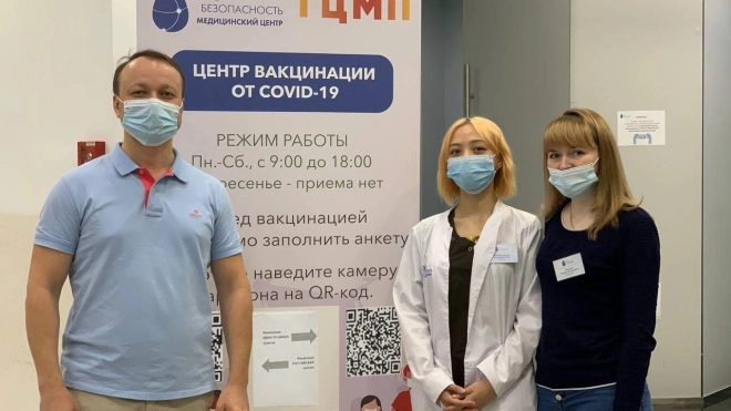 На Заневском проспекте открылся пункт вакцинации иностранцев
