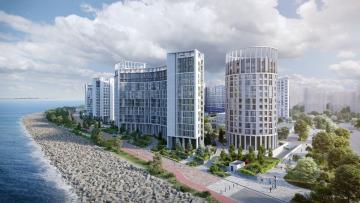 Жители Васильевского острова выступают против строительства жилого комплекса на берегу Невской Губы 