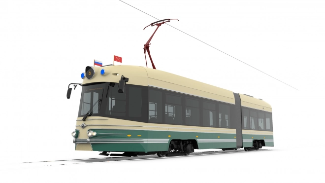 В Петербург в 2023-2024 годах поступят 36 "умных" трамваев    
