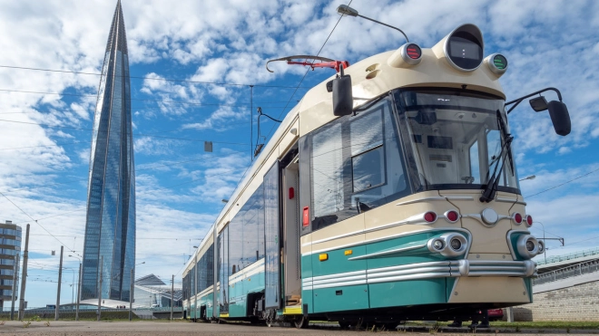 Трамвай "Достоевский" презентовали в Петербурге