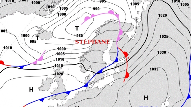 Циклон "Стефан" принесет в Петербург тепло и дожди 10 ноября