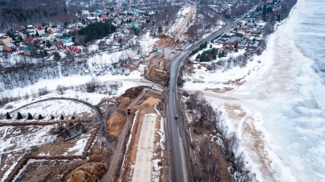 Строители в Ленобласти приступили к установке опор нового моста через Мойку