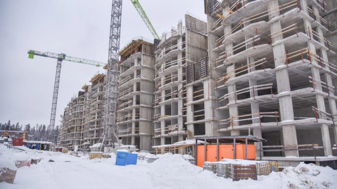 В Ленобласти продолжается строительство 218 многоквартирных жилых домов.