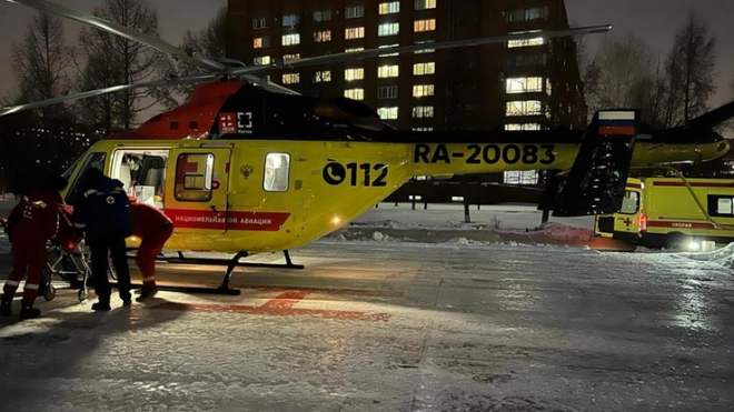 В 2022 году вертолеты санитарной авиации эвакуировали в больницы Ленобласти 348 жителей