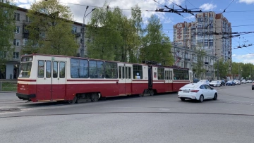 Демонтированные трамвайные линии в центре Петербурга ...