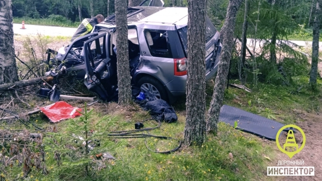 Житель Петербурга погиб в аварии в Ленобласти