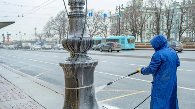 Во время месячника благоустройства удалось очистить более 1,3 тыс. петербургских улиц 
