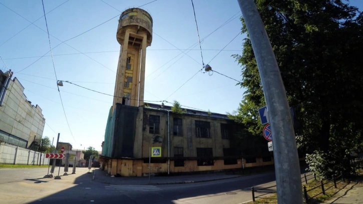 На реставрацию Канатного цеха с водонапорной башней на Васильевском острове потратят более 1 млрд рублей