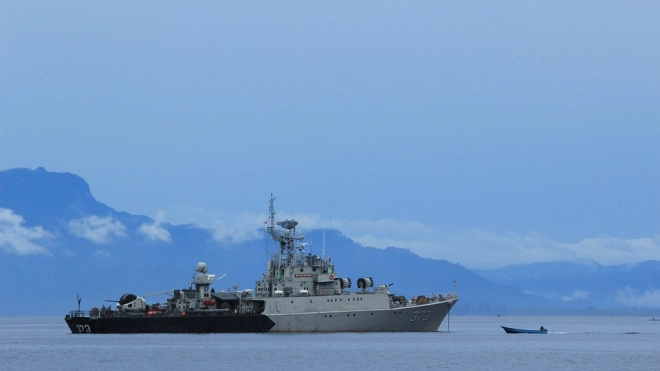 Россия перебросила в акваторию Черного моря корабли Каспийской флотилии