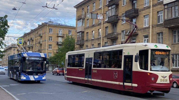 Ремонт трамвайных путей на проспекте Стачек изменит на неделю движение общественного транспорта 