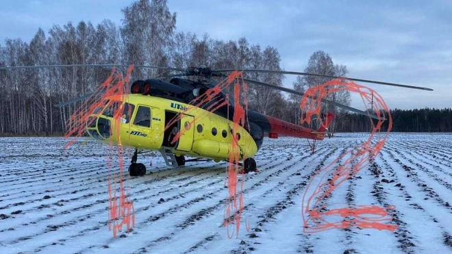 Вертолет Ми-8 совершил аварийную посадку в Тюменской области