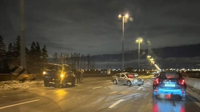 В массовой аварии на Киевском шоссе погиб человек