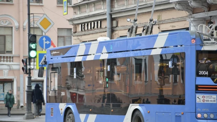 На Пискаревском проспекте в сентябре закроется троллейбусное движение 