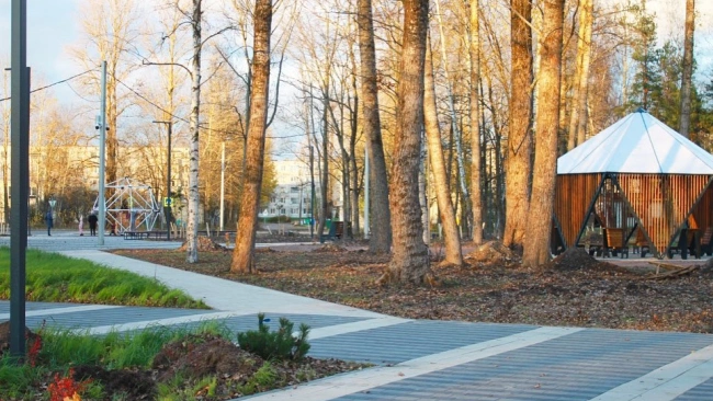 За 2021 год в Ленобласти благоустроили 55 общественных пространств