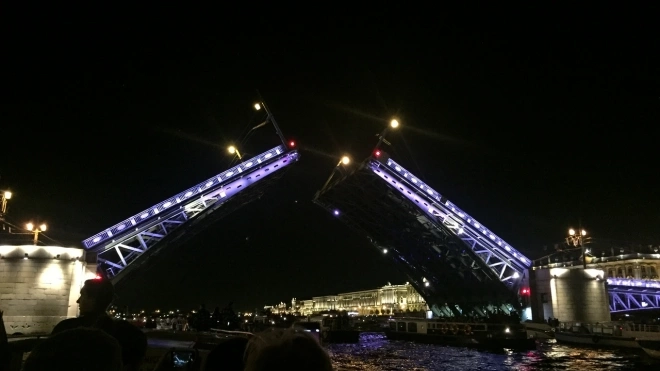 Дворцовый мост разведут под музыку в честь 350-летия Петра I