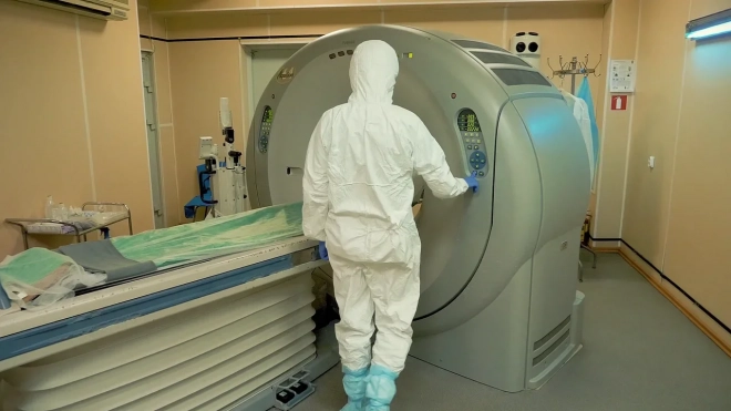 Новый компьютерный томограф начал работу в городской больнице Кронштадта
