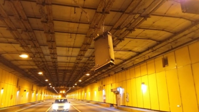 В тоннеле дамбы 9 ноября перекроют две полосы, чтобы оценить ущерб от проезда негабаритных фур
