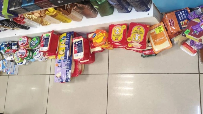В петербургском магазине продавали 111 кг санкционки