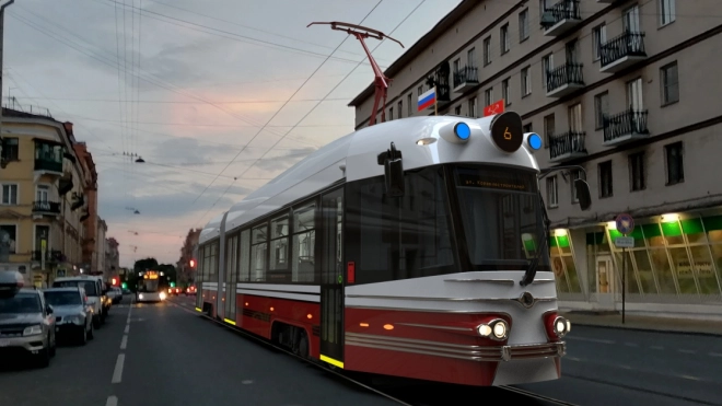 УВЗ поставит Петербургу стилизованные ретро-трамваи в 2023 году