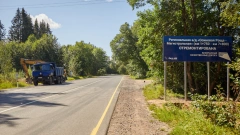 "Ленавтодор" обновил шестикилометровый участок Староприозерского шоссе