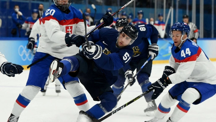 Сборная Финляндии по хоккею обыграла Словакию в полуфинале Олимпиады-2022