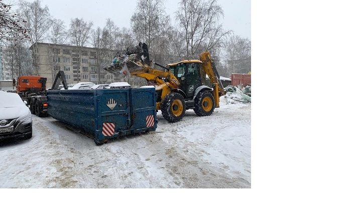 Петербургский метрополитен вывез из городских дворов более 60 кубометров мусора 