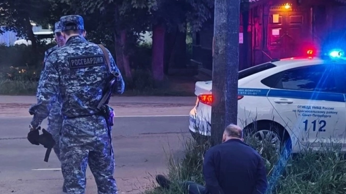 В Петербурге задержан нетрезвый водитель, который врезался в дерево