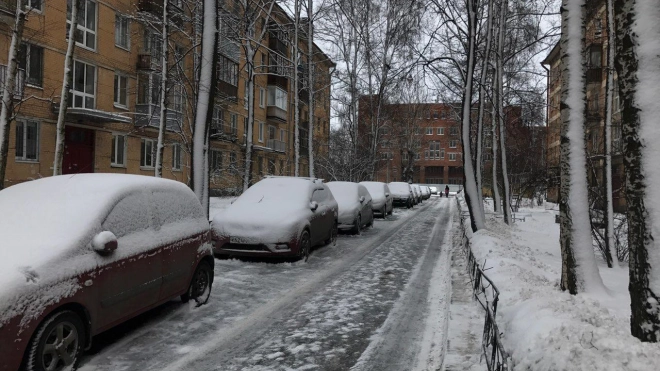 В Петербурге 29 марта снег, гололедица, температура ниже нормы
