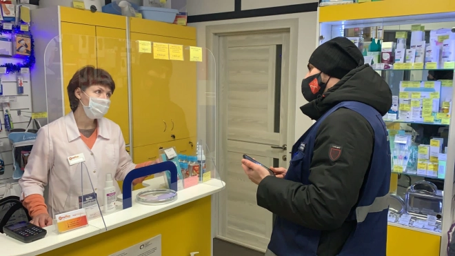 За неделю в Петербурге проверили 154 предприятия на соблюдение антиковидных мер