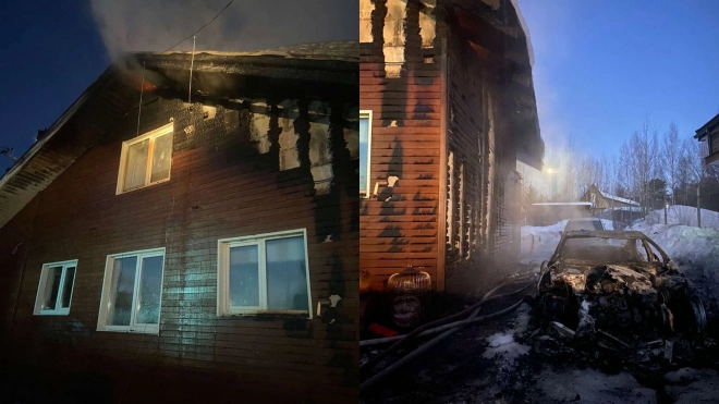 Погорельцы из Ленобласти считают, что пожар устроили кредиторы экс-владельца дома