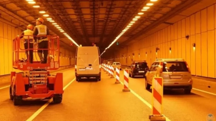 В тоннеле петербургской дамбы с 24 января вводят ограничения движения