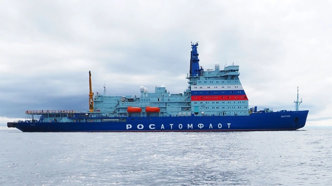В Петербурге перенесли мероприятие по спуску на воду атомного ледокола "Якутия"