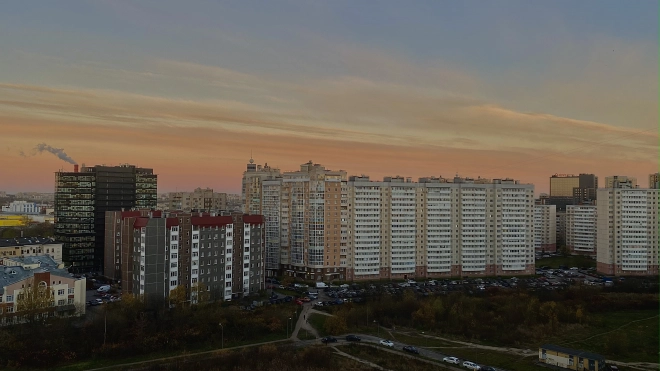 В Петербурге в октябре среднемесячная температура воздуха  достигла +8,1 градуса