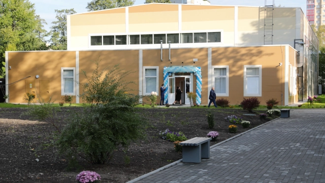 В Выборгском районе открыли спортивный комплекс центра содействия семейному воспитанию № 4
