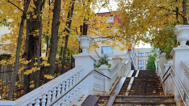 В Петербурге 10 октября температура будет на 2-3 градуса выше климатической нормы