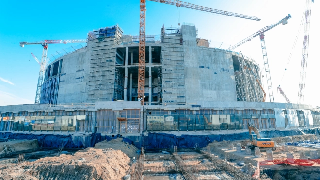 Строительство СКА Арена продолжится, несмотря на отмену ЧМ по хоккею в России