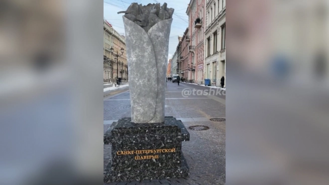 Петербуржцам понравился "памятник шаверме"